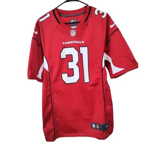 Nike NFL Arizona Cardinals Football Game Day Jersey David Johnson 31 Sz S 468942 - Picture 1 of 7
